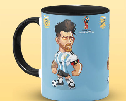 Messi Printed Coffee Mug , Football Argentina Messi Print Coffee Mugs