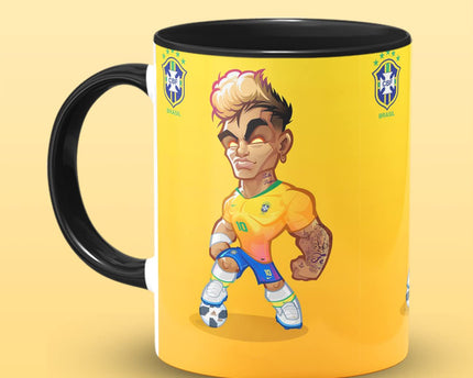 Neymar Printed Coffee Mug , Brazil Footballer Printed Coffee Mugs