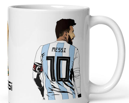 Messi - Football Sports Theme Ceramic Coffee and Printed Mug Ideal