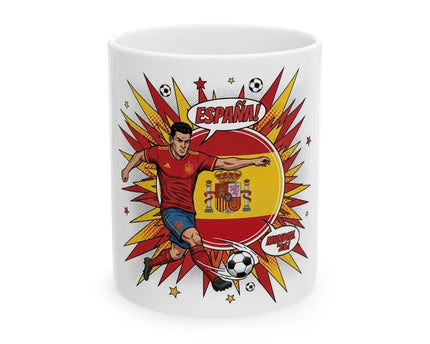 Football Spain Ball Blast Designer Coffee Mug for World Cup Football