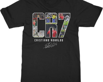 Cup & Branch Collage Ronaldo Tribute - Soccer Goat Unisex