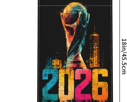 2026 Soccer Cup Garden Flag,Yard Banner,Outdoor Decorative Flag