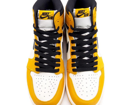 Men's Air Jordan 1 High 'Yellow Ochre’ Shoes