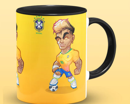 Neymar Printed Coffee Mug , Brazil Footballer Printed Coffee Mugs