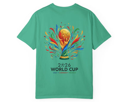 Egypt Football Players T-shirt, 2026 World Cup Back Trophy Design, Egypt Flag