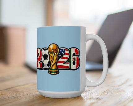 Argentina World Cup 2026 Soccer Mug ,  Argentina Flag, Ceramic Coffee Mug, Gift For Dad