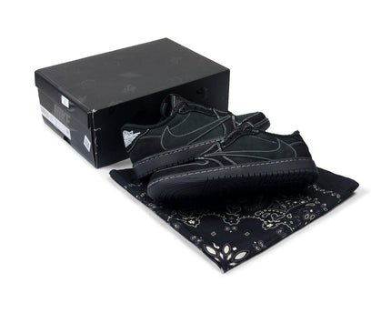 Men's Travis Scott x Air Jordan 1 Retro Low  ‘Black' Shoes