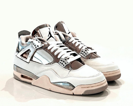Men's J Balvin X Air Jordan 4  'Rayo Iron Man' Shoes