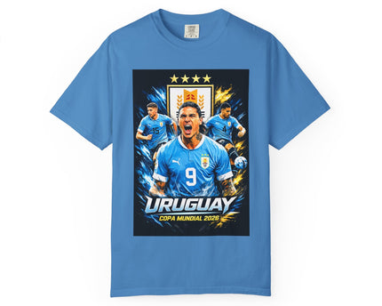 Uruguay National Team Soccer Shirt, World Cup 2026 Tee, Uruguay Flag