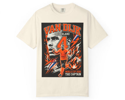 Netherlands Football Captain Shirt, World Cup 2026 Soccer Tee, Netherlands flag