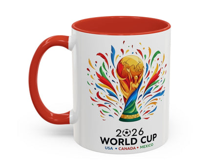 Argentina Vamos Argentina Mug , Accent Coffee Mug, Flag Text Design