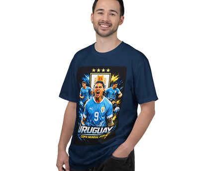 Uruguay National Team Soccer Shirt, World Cup 2026 Tee, Uruguay Flag