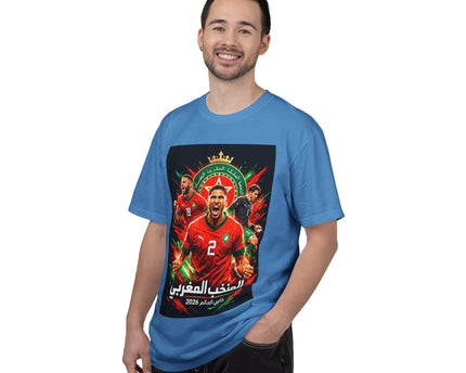 Morocco Football Players T-shirt, 2026 World Cup Soccer Tee, Morocco Flag