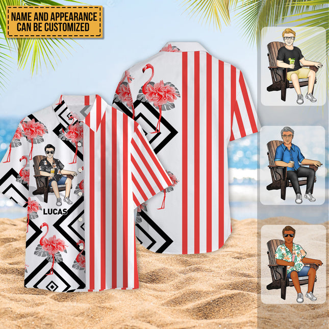 Cool Man Summer Hawaii Cool Customization- Personalized Customized Hawaiian shirt - Summer Hawaiian shirt