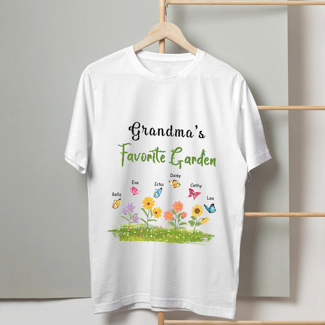 Favorite Garden - Personalized Customized T-shirt - Gift For Garden Lover - Gift For Friend