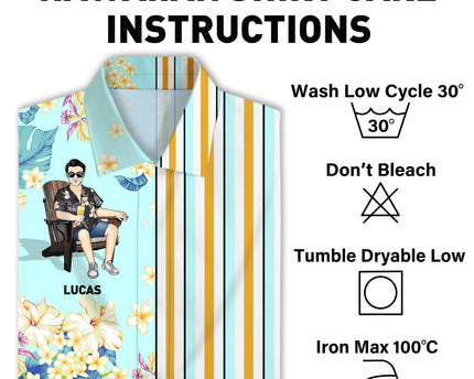 Cool Man Summer Hawaii Cool Customization - Summer Hawaiian shirt - Personalized Customized Hawaiian shirt