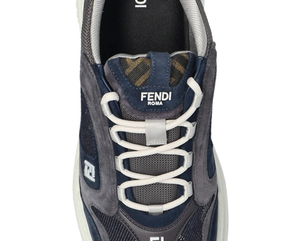 Men's Fendi Roma Match Navy Blue Sneakers