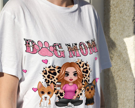 Dod Mom - Personalized Customized T-shirt - Gift For Pet Lover Dog Mom Dog Lover
