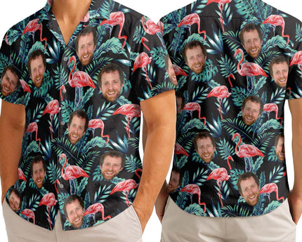 Custom Photo With Beloved Ones - Personalized Customized Hawaiian shirt