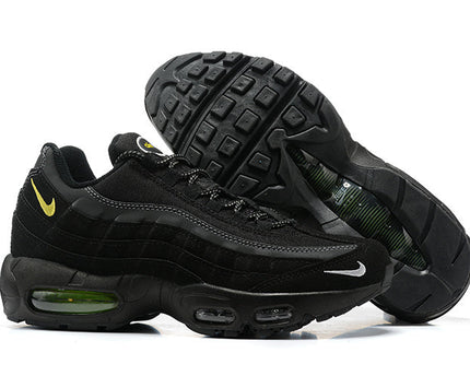 Men's Nike Air Max 95 Black Yellow Strike Shoes