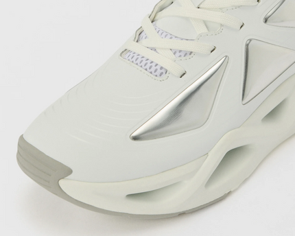 Men's EA7 Emporio Armani US25EA25 X8X220 Trainers White Silver Sneakers