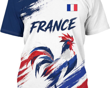 REVENEVER Soccer Jersey for Men Short Sleeve Training Shirt Breathable Sport Casual T Shirt for Soccer Fans