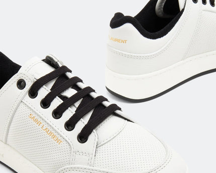 Men's Saint Laurent Low Top White Sneakers