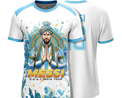 Messi Goat Tour 2025 Maharaja Special Edition India Jersey Premium Goat Football Fan Jersey