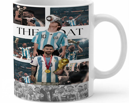 Lionel Messi Argentina World Cup Goat Printed Cup