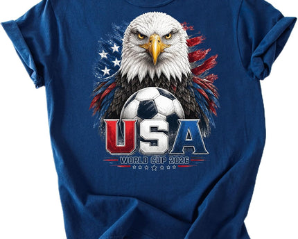 USA Soccer Eagle Shirt, Worldcup 2026 Fan Tee, American Football Supporter