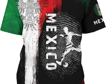 REVENEVER Soccer Jersey for Men Short Sleeve Training Shirt Breathable Sport Casual T Shirt for Soccer Fans