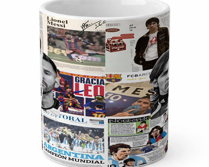 Coffee Mug, Lionel Messi Legend Collage Printed Cup