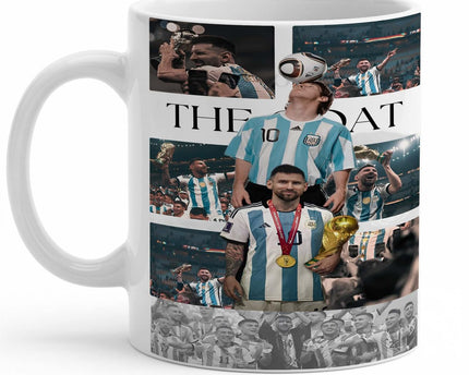 Lionel Messi Argentina World Cup Goat Printed Cup