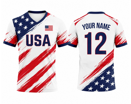 Custom Soccer Jersey 2026, Personalized Soccer T-Shirts with Team Name Number Logo Gift for Friends, Family, Fan Sport