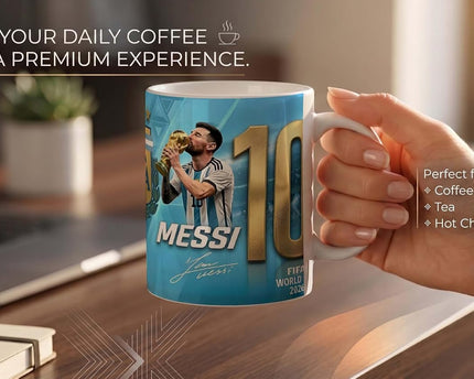 Messi Argentina AFA Ceramic Coffee Mug