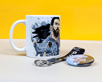 Set of 4 Messi Printed Mug