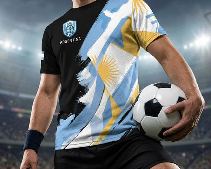 Soccer Cup 2026 Jersey World Soccer Fans Jersey Short Sleeve Shirts Breathable Sport Tee Summer