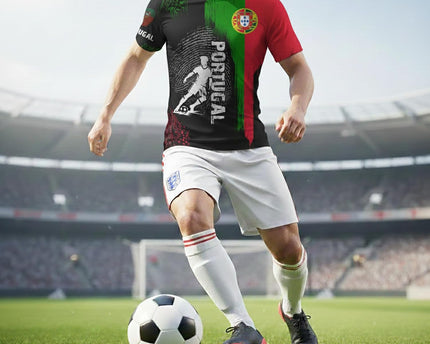 Pyconvia Men's Soccer Jersey Short-Sleeved Sports Training Shirt Breathable Athletic Casual T-Shirt Fan's Soccer Jersey