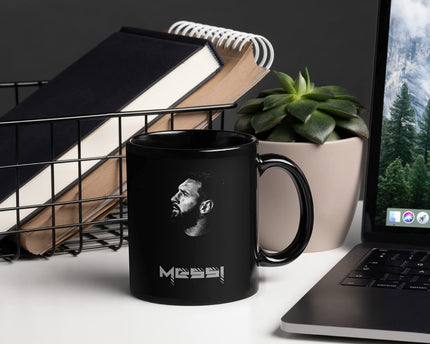 Lionel Messi Designer Printed Black Coffee Mug