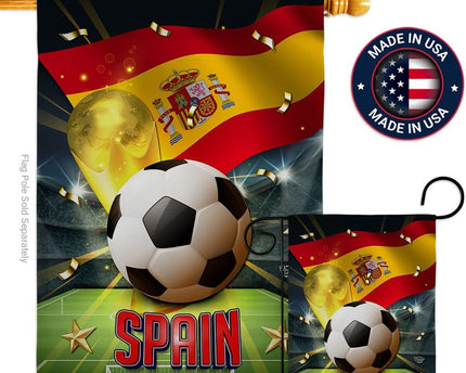 Ornament Collection World Cup Spain House Flag