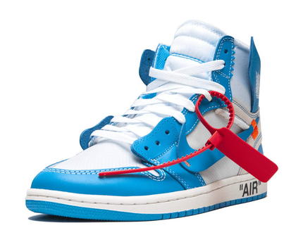 Men's Air Jordan 1 High x Off-White ‘University Blue’ Shoes