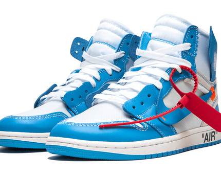 Men's Air Jordan 1 High x Off-White ‘University Blue’ Shoes