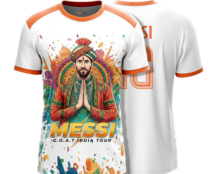 Messi Goat Tour 2025 Maharaja Special Edition India Jersey Premium Goat Football Fan Jersey