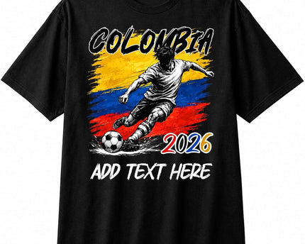 Unisex Football World 2026 Cup T-Shirt, Custom Name Flag Shirt for Men Women Fans, Fans Team Soccer Football Tee
