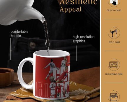 Ronaldo Printed Ceramic Coffee Mug