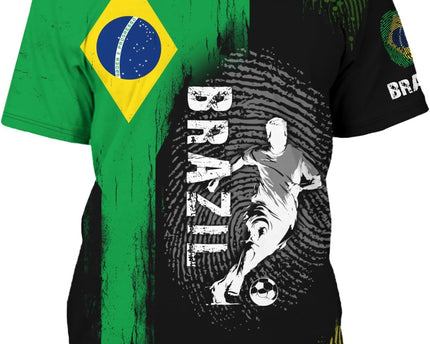 REVENEVER Soccer Jersey for Men Short Sleeve Training Shirt Breathable Sport Casual T Shirt for Soccer Fans