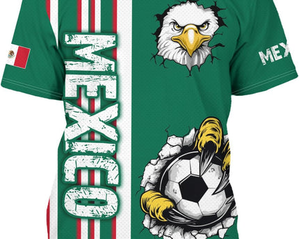 REVENEVER Soccer Jersey for Men Short Sleeve Training Shirt Breathable Sport Casual T Shirt for Soccer Fans