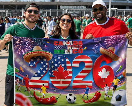 World Cup 2026 Outdoor Flag, Soccer Fans Banner, International Country Flag
