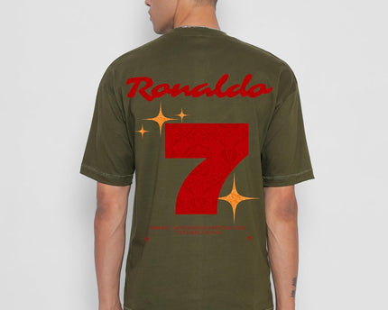 Starton Apparel Unisex Cotton Football Graphic Print Oversized Fit