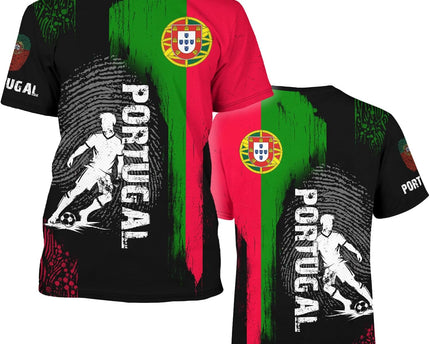 Pyconvia Men's Soccer Jersey Short-Sleeved Sports Training Shirt Breathable Athletic Casual T-Shirt Fan's Soccer Jersey